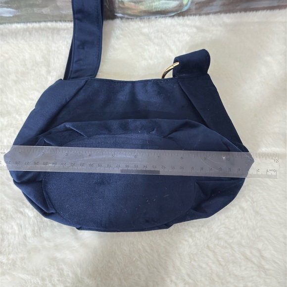 Women Clutch Velvet Top Handle Bag Wristlet Small Tote Purse - Picture 13 of 14